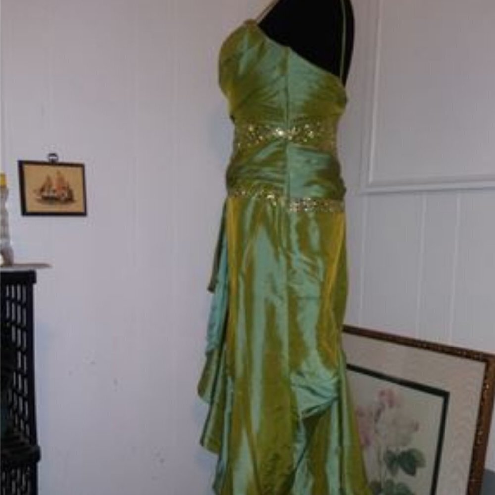 Tiffany Designs Christmas dress Embellished - Picture 8 of 12